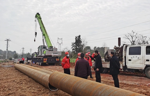 化機公司華潤供熱蒸汽管道工程項目開工！(圖1)