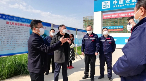 王大真到TMP、TPO項目及股份公司技改現場檢查工作