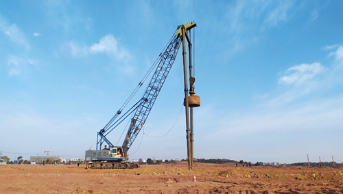 新征程新挑戰，氨醇項目迎來強夯第一夯