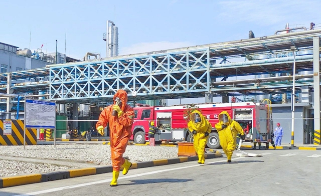 全國防災減災日，股份公司開展地震次生災害應急演練
